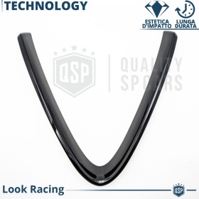 Borde de Rejilla para Alfa Romeo Giulia, Forma de V Negro Brillante | Borde Decorativo Tuning