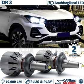 Kit LED H7 para DR 3 18-22 Luces de Cruce | Bombillas LED CANbus Blanco Frío | 6000K 19000LM