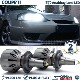 Kit LED H7 para Hyundai Coupe 2 Luces de Cruce | Bombillas LED CANbus Blanco Frío | 6000K 19000LM