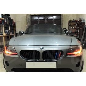 3x Riñones Rejilla en Colores M Sport para Bmw Z4 (E85 E86) 2002-2008 en Abs