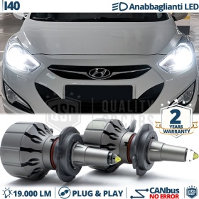 Kit LED H7 para Hyundai i40 Luces de Cruce | Bombillas LED CANbus Blanco Frío | 6000K 19000LM