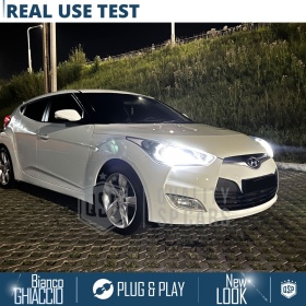 Kit LED H7 para Hyundai Veloster Luces de Cruce | Bombillas LED CANbus Blanco Frío | 6000K 19000LM