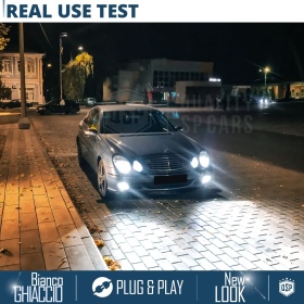 Kit LED H7 para Mercedes Clase E W211 Luces de Cruce | Bombillas LED CANbus Blanco Frío | 6000K 19000LM