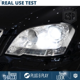 Kit LED H7 para Mercedes ML W164 07-11 Luces de Cruce | Bombillas LED CANbus Blanco Frío | 6000K 19000LM