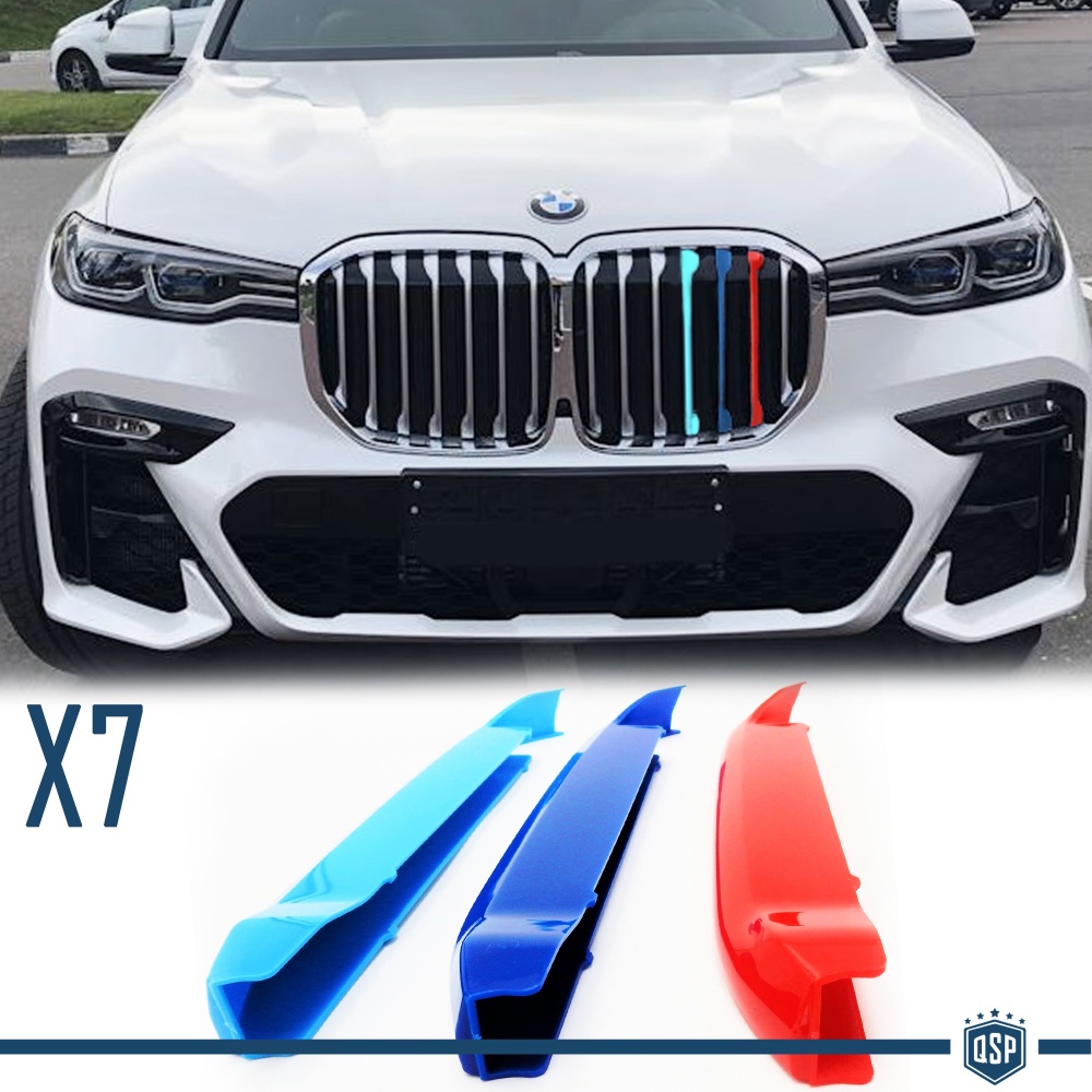 3x RIÑONES REJILLA en colores M Sport para BMW X7 (G07) 2019- en ABS 3x RIÑONES REJILLA en colores M Sport para BMW X7 (G07) 2019- en ABS
