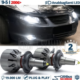 Kit LED H7 para Saab 9-5 1 06-10 Luces de Cruce | Bombillas LED CANbus Blanco Frío | 6000K 19000LM
