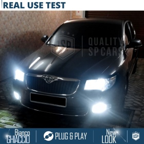 Kit LED H7 para Skoda Superb 2 Luces de Cruce | Bombillas LED CANbus Blanco Frío | 6000K 19000LM