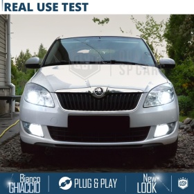 H7 LED Kit for Skoda Roomster Low Beam | Led Bulbs Ice White CANbus 111W | 6000K 19000LM