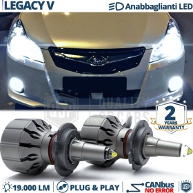 Kit LED H7 para Subaru Legacy 5 Luces de Cruce | Bombillas LED CANbus Blanco Frío | 6000K 19000LM