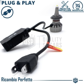 Kit LED H7 para Ssangyong Rexton 2 Y400 17-21 Luces de Cruce | Bombillas LED CANbus Blanco Frío | 6000K 19000LM