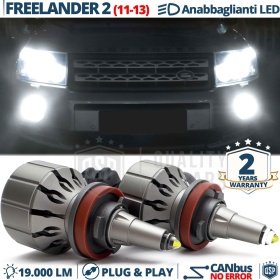 Kit LED H11 para FREELANDER 2 11-13 Luces de Cruce | Bombillas LED CANbus Blanco Frío | 6000K 19000LM