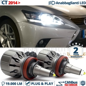 Kit LED H11 para Lexus CT desde 2014 Luces de Cruce | Bombillas LED CANbus Blanco Frío | 6000K 19000LM
