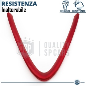 Borde de Rejilla para Alfa Romeo Giulia, Forma de V Rojo | Borde Decorativo Tuning