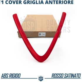 Borde de Rejilla para Alfa Romeo Giulia, Forma de V Rojo | Borde Decorativo Tuning