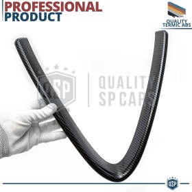 Borde de Rejilla para Alfa Romeo Giulia, Forma de V Carbón Negro | Borde Decorativo Tuning