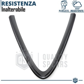 Borde de Rejilla para Alfa Romeo Giulia, Forma de V Carbón Negro | Borde Decorativo Tuning