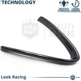 Borde de Rejilla para Alfa Romeo Giulia, Forma de V Carbón Negro | Borde Decorativo Tuning