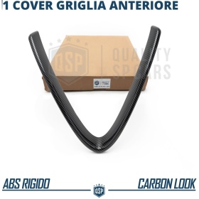 Borde de Rejilla para Alfa Romeo Giulia, Forma de V Carbón Negro | Borde Decorativo Tuning