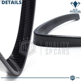 Borde de Rejilla para Alfa Romeo Stelvio, Forma de V Carbón Negro | Borde Decorativo Tuning