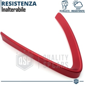 Borde de Rejilla para Alfa Romeo Stelvio, Forma de V Rojo | Borde Decorativo Tuning