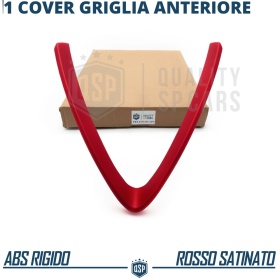 Borde de Rejilla para Alfa Romeo Stelvio, Forma de V Rojo | Borde Decorativo Tuning