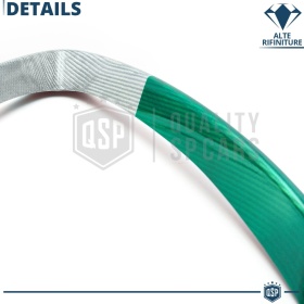 Borde de Rejilla V para Alfa Stelvio, Bandera ITALIANA FIBRA DE CARBONO Real | Borde Tuning
