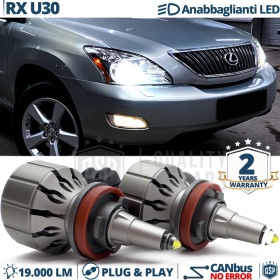 Kit LED H11 para LEXUS RX U30 Luces de Cruce | Bombillas LED CANbus Blanco Frío | 6000K 19000LM