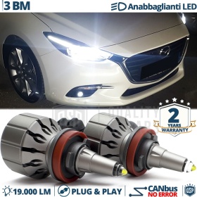 Kit LED H11 para MAZDA 3 BM Luces de Cruce | Bombillas LED CANbus Blanco Frío | 6000K 19000LM