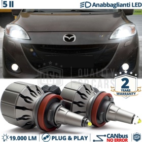 Kit Full LED H11 Per MAZDA 5 2 Luci Anabbaglianti LED Bianco Potente CANbus | 6000K 19000LM