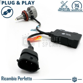 Kit LED H11 para MAZDA CX-3 Luces de Cruce | Bombillas LED CANbus Blanco Frío | 6000K 19000LM