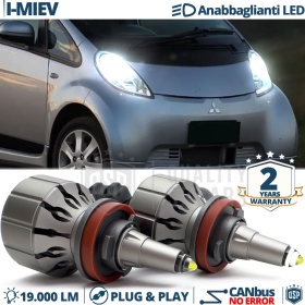 Kit LED H11 para MITSUBISHI i-MIEV Luces de Cruce | Bombillas LED CANbus Blanco Frío | 6000K 19000LM