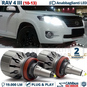 Kit LED H11 para TOYOTA RAV4 3 10-13 Luces de Cruce | Bombillas LED CANbus Blanco Frío | 6000K 19000LM