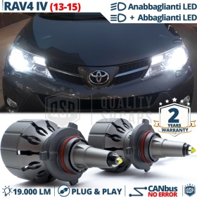 Kit LED HB3 para TOYOTA RAV4 4 13-15 Luces de Cruce | Bombillas LED CANbus Blanco Frío | 6000K 19000LM