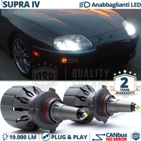Lampade LED HB3 Per TOYOTA SUPRA 4 Luci Anabbaglianti Bianco Ghiaccio CANbus | 6000K 19000LM