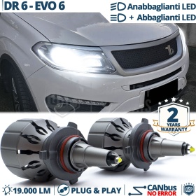 Kit LED HB3 para DR 6 - EVO 6 Luces de Cruce + Carretera CANbus | 6000K 19000LM