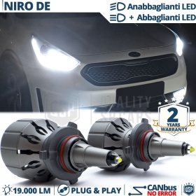 Kit LED HB3 para Kia Niro DE Luces de Cruce + Carretera CANbus | 6000K 19000LM