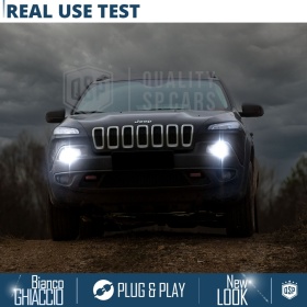 HIR-2 LED Kit for Jeep Cherokee KL 13-19 Low + High Beam | Led Bulbs Ice White CANbus 111W | 6000K 19000LM