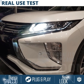 Kit LED HIR-2 para Mitsubishi Eclipse Cross 17-21 Luces de Cruce + Carretera | Bombillas LED CANbus Blanco Frío | 6000K 19000LM