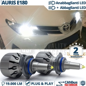 Kit LED HIR-2 para Toyota Auris E180 Luces de Cruce + Carretera | Bombillas LED CANbus Blanco Frío | 6000K 19000LM