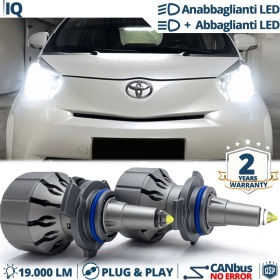 Kit LED HIR-2 para Toyota iQ Luces de Cruce + Carretera | Bombillas LED CANbus Blanco Frío | 6000K 19000LM