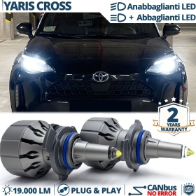 Kit LED HIR-2 para Toyota Yaris Cross Luces de Cruce + Carretera | Bombillas LED CANbus Blanco Frío | 6000K 19000LM