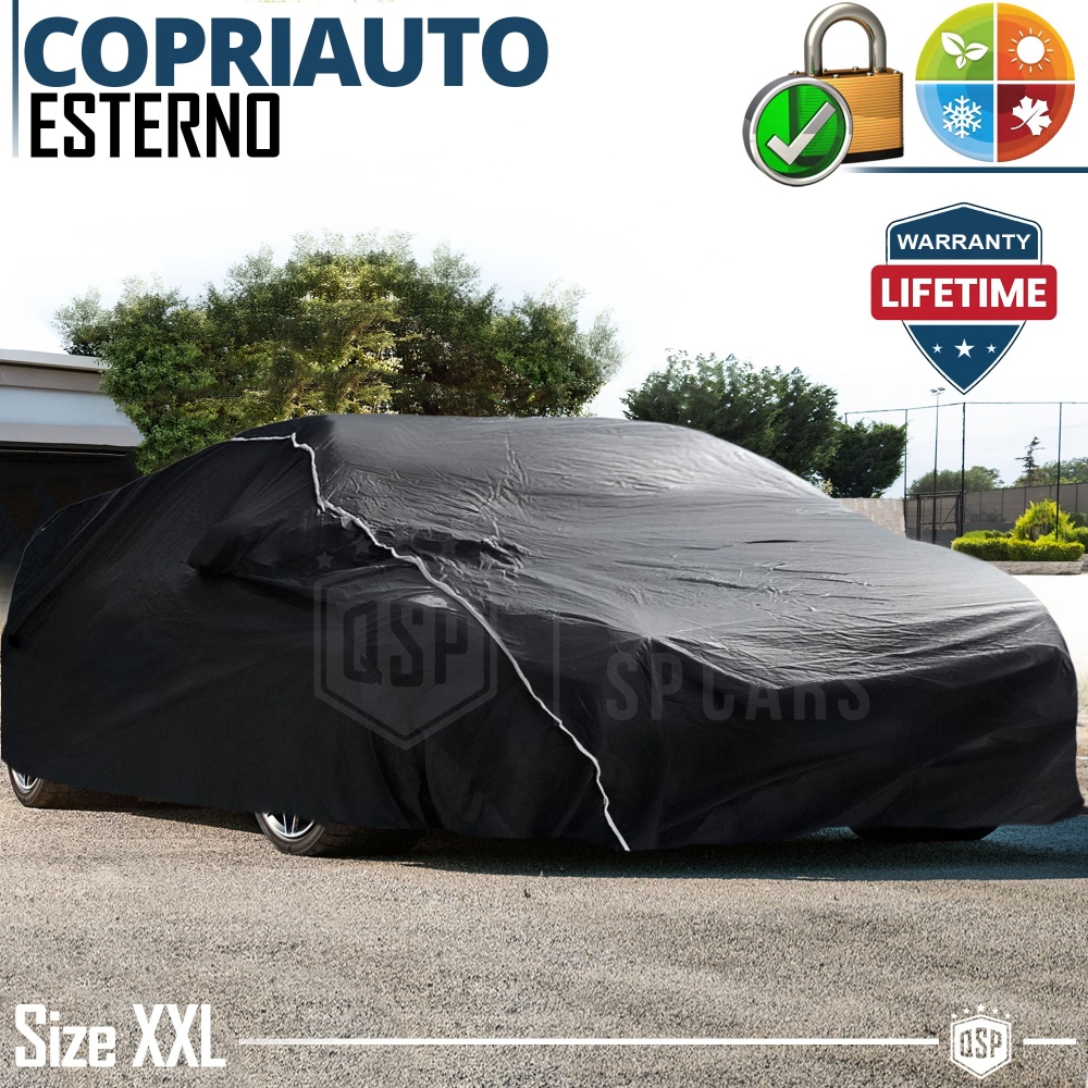Funda de Coche para Exterior Sedanes Grandes Talla XXL, de PVC con ANTIRROBO | GARANTÍA DE POR VIDA