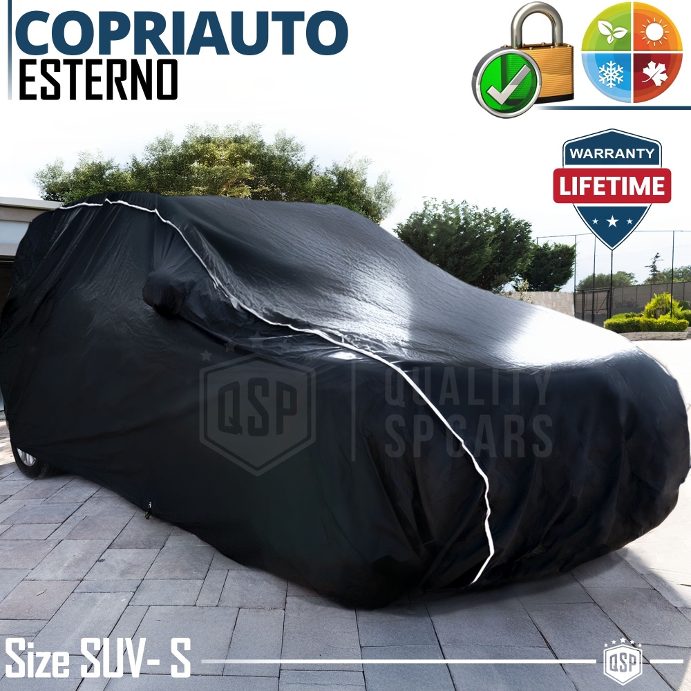 Funda de Coche para Exterior Para Mini Suv Talla S, de PVC con ANTIRROBO | GARANTÍA DE POR VIDA