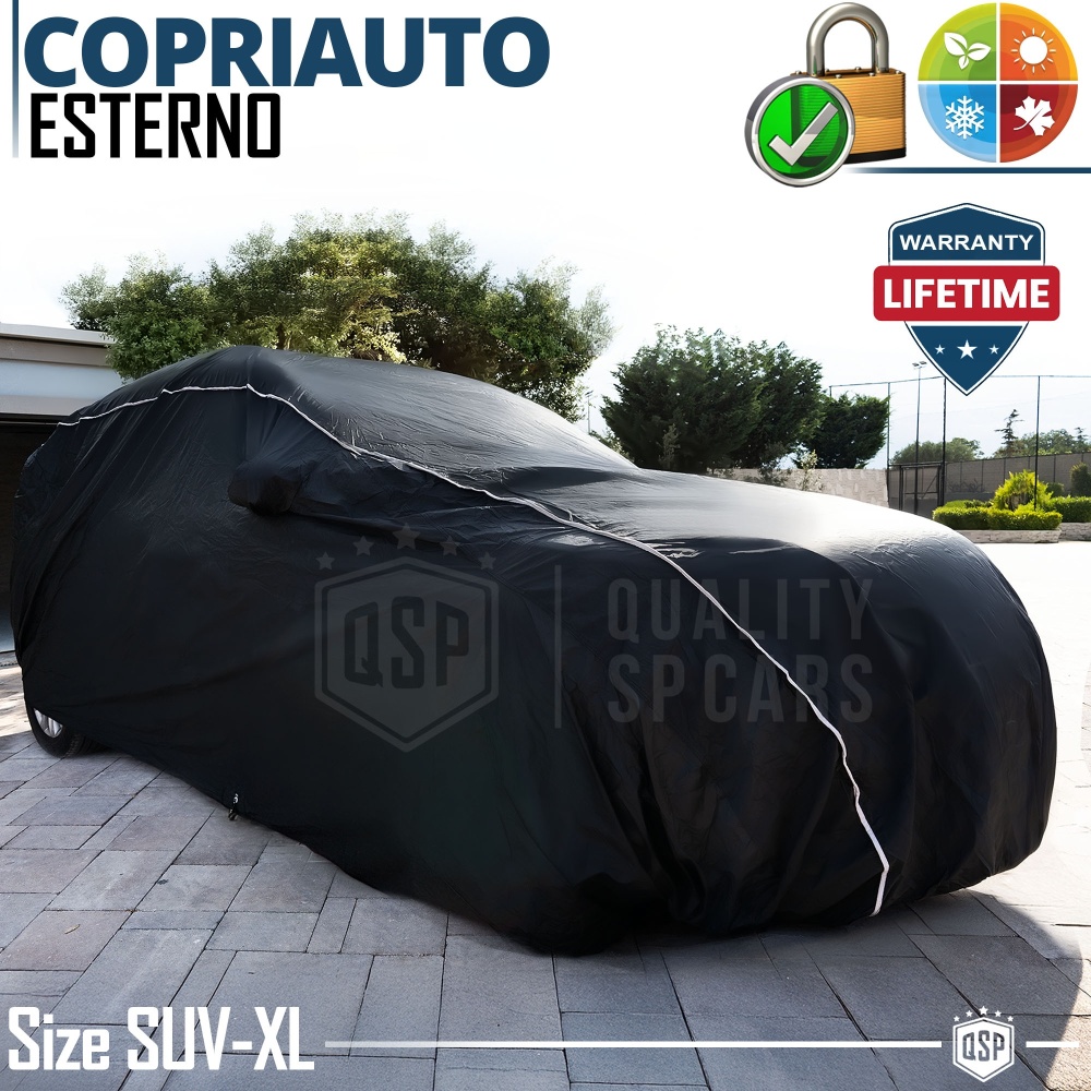 Funda de Coche para Exterior Suv Medianos Talla XL, de PVC con ANTIRROBO | GARANTÍA DE POR VIDA