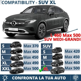 Funda de Coche para Exterior Suv Medianos Talla XL, de PVC con ANTIRROBO | GARANTÍA DE POR VIDA