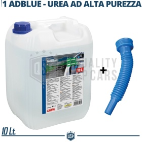 1 10 Liter AdBlue Tank + Flexible Refill Hose for Diesel Vehicles | HIGH PURITY Technical UREA