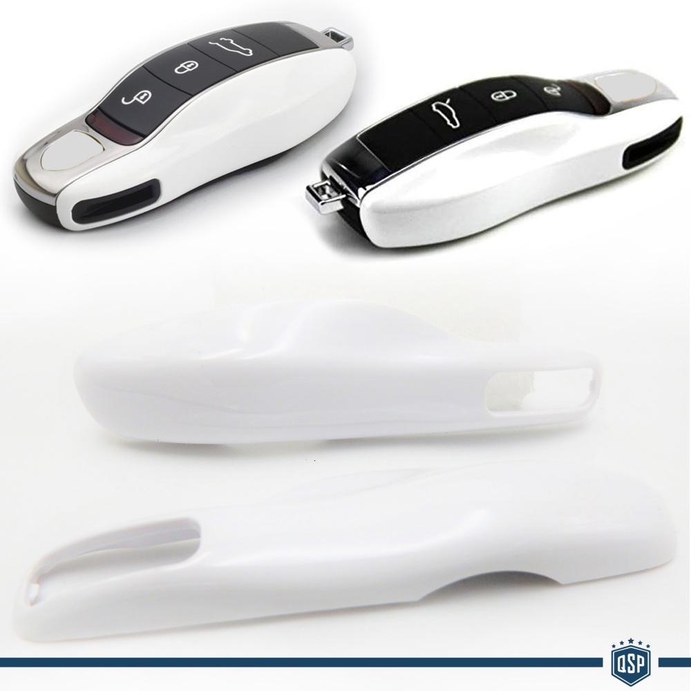 Funda Rígida Llave Mando Blanco para Porsche Carcasa en Abs Térmico Funda Rígida Llave Mando Blanco para Porsche Carcasa en Abs Térmico