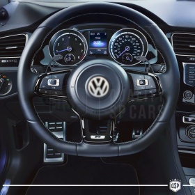 2 PALETTE Cambio al Volante per VW Passat B8 R-Line | Ricambio Paddle Leve Alluminio Nero