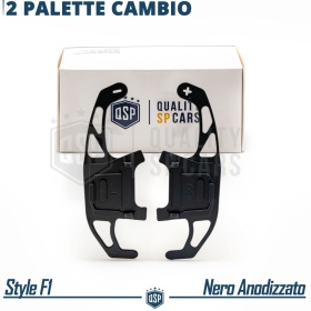 2 Levas de Volante para VW T-Roc 17-22 | Reemplazo Levas de Cambio de Aluminio Negro