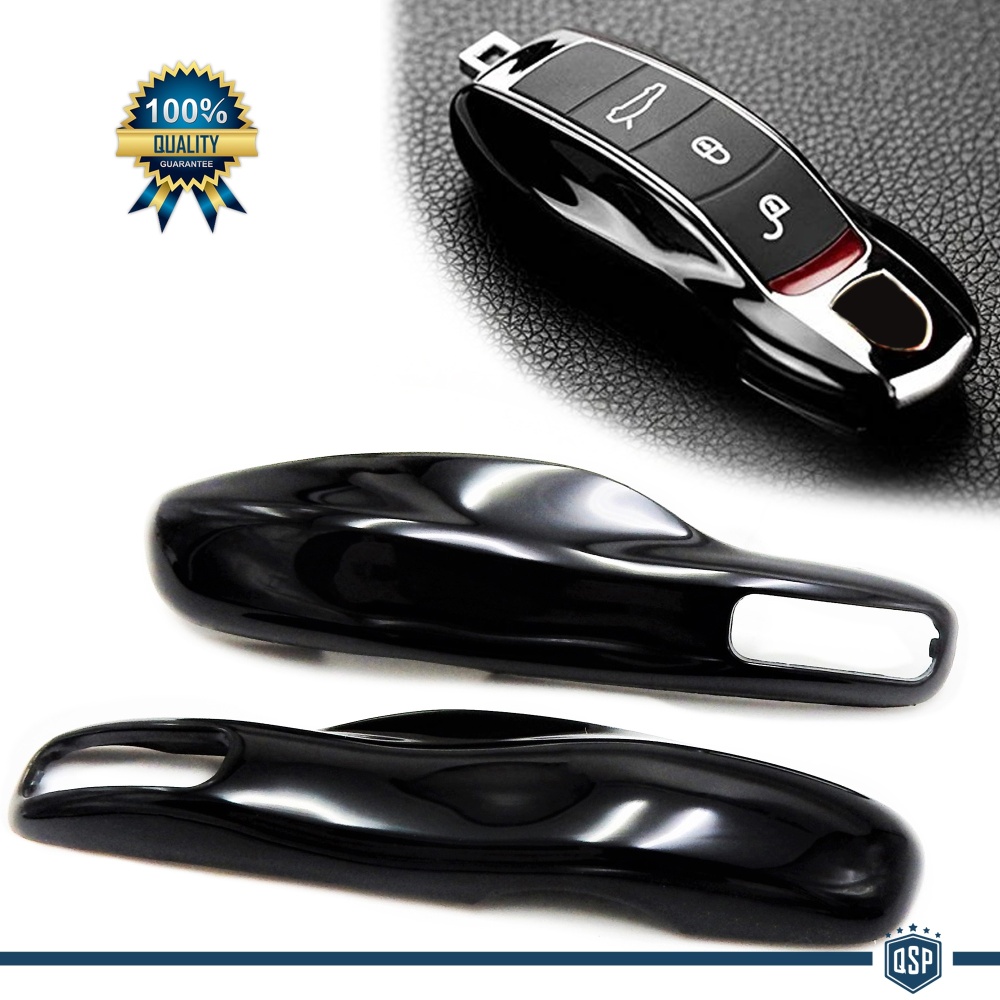 Funda Rígida Llave Mando Negro para Porsche Carcasa en Abs Térmico Funda Rígida Llave Mando Negro para Porsche Carcasa en Abs Térmico